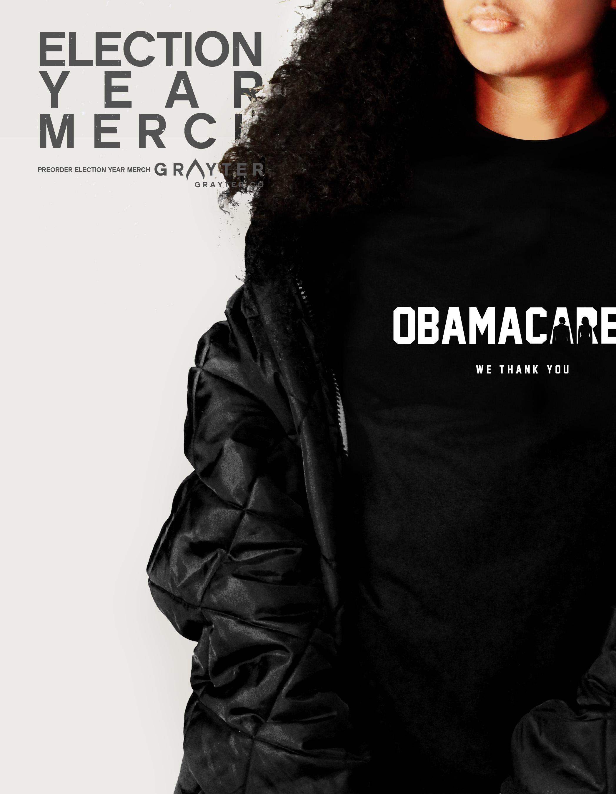 GRAYTER Store & Merch Launch: 3 Things to Know About the #Obamacared Shirt